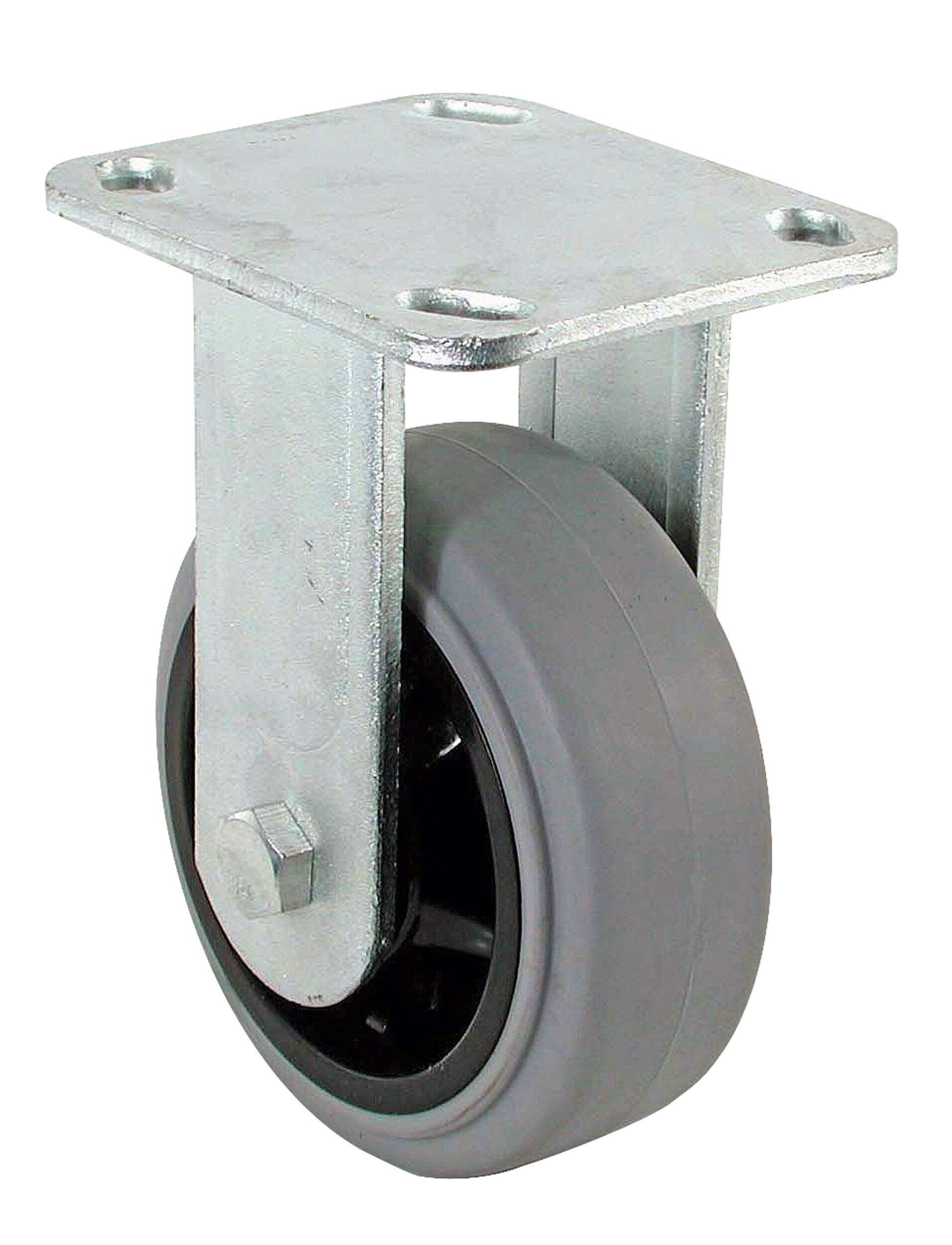 Rigid TPR Caster, 6-in Back_Angled_Left