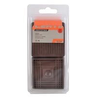 Certified Square Rubber Cups For All Furniture, Brown, 2-in, 4-pk