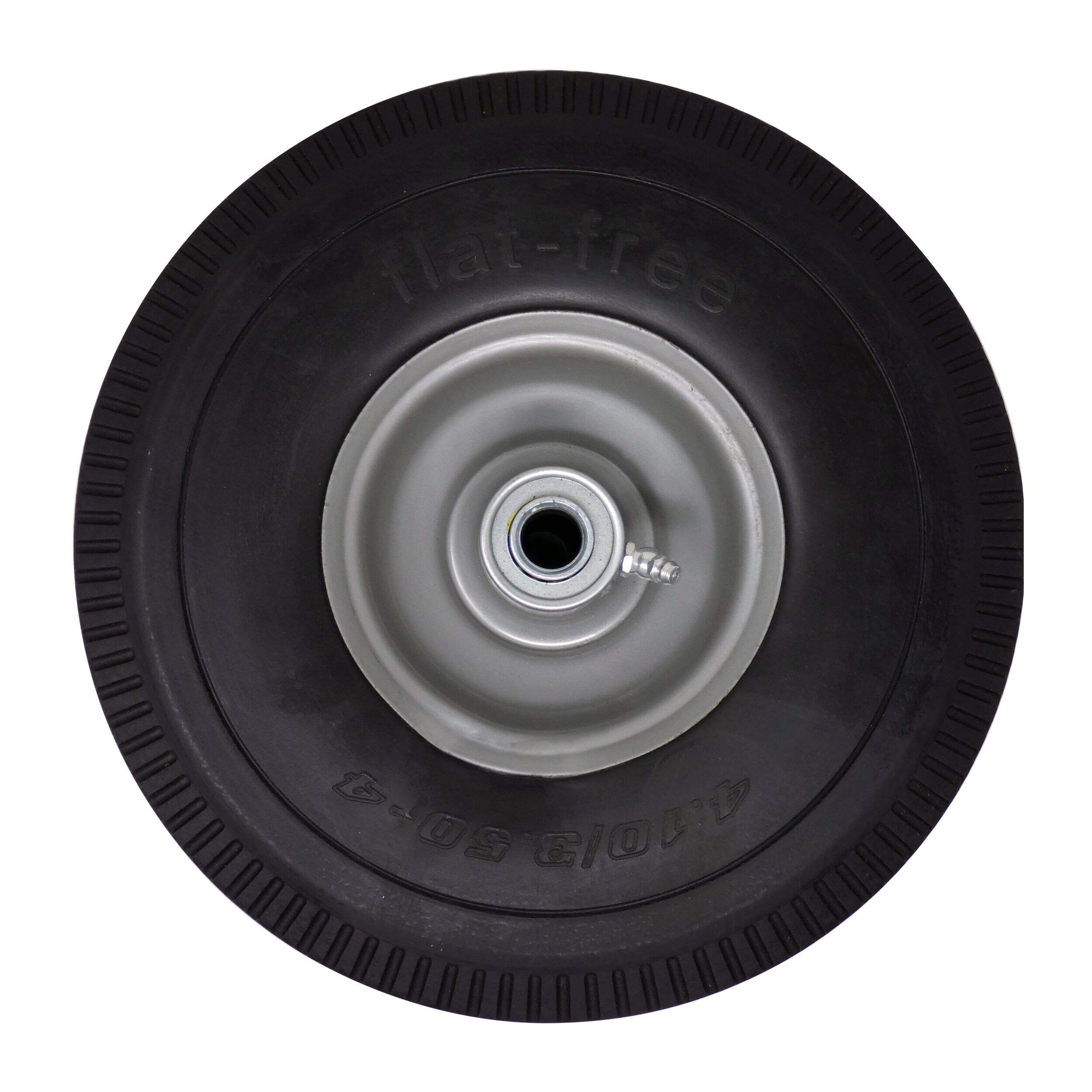 shepherd Hardware Flat Free Rubber Tire Caster/Wheel with Precision