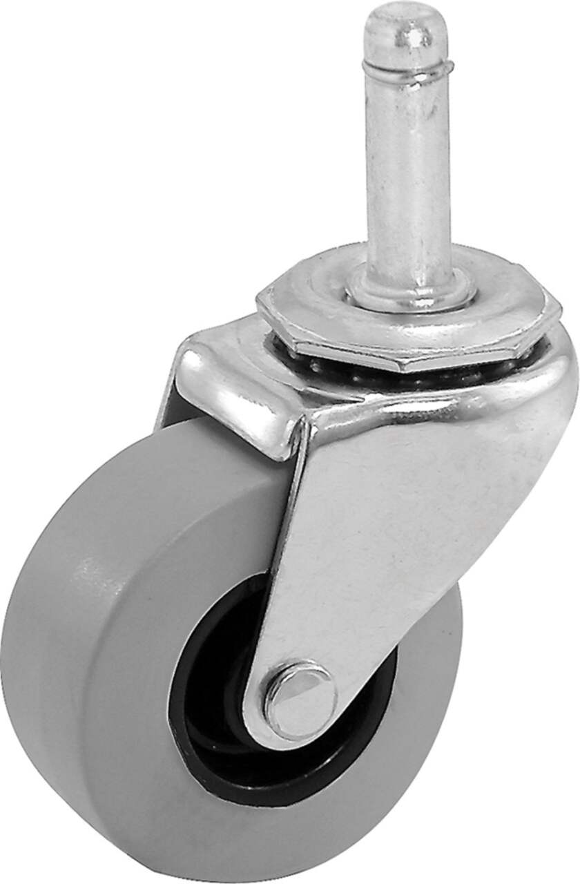 Shepherd Hardware TPR Swivel Caster with Friction Stem, Non