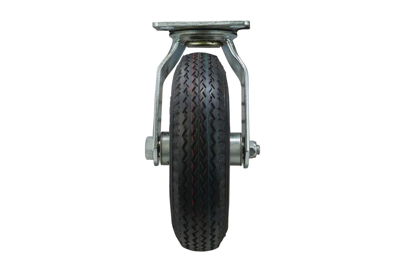 Roue en caoutchouc à pneu increvable Shepherd Hardware avec roulement à  billes de précision, capacité de 300 lb, noir, 10 po
