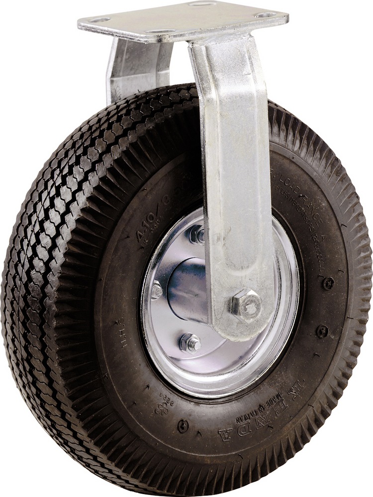 Shepherd Hardware Heavy Duty Rigid Swivel Pneumatic Tire Caster/Wheel
