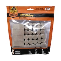 Super Sliders Felt Pads Value Pack, Beige, 134-pc Front_Flat