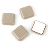 Patins autoadhésifs ronds Certified pour meubles, taupe, pour tapis et carreaux de céramique, 1 po, paq. 4 Composite_or_Mixed