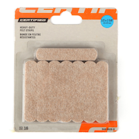 Heavy Duty Felt Protectors, Self-Adhesive, 1/2 x 2.6-in, Beige Front_Flat