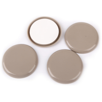 Certified Self-Adhesive Furniture Glides, Ceramic Tile/Carpet, 2-1/2-in, Beige Composite_or_Mixed