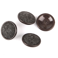 Certified Nail-On Furniture Glides, Base Furniture Glide, 1-1/4-in, Brown Composite_or_Mixed