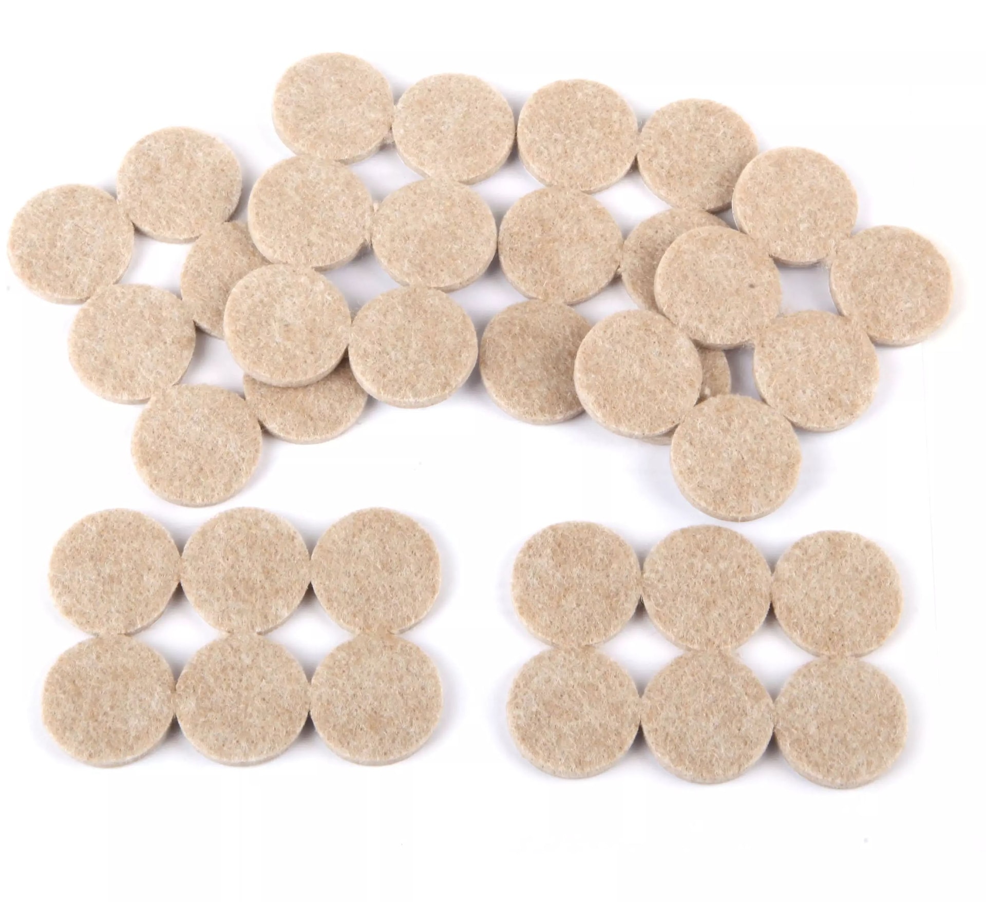 Heavy Duty Round Felt Pads Value Pack, Surface Protection, 11/8in