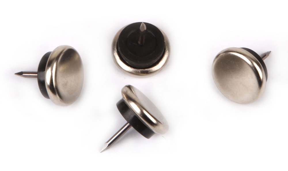 Certified NailOn Furniture Glides, For Wood Furniture Legs, Assorted
