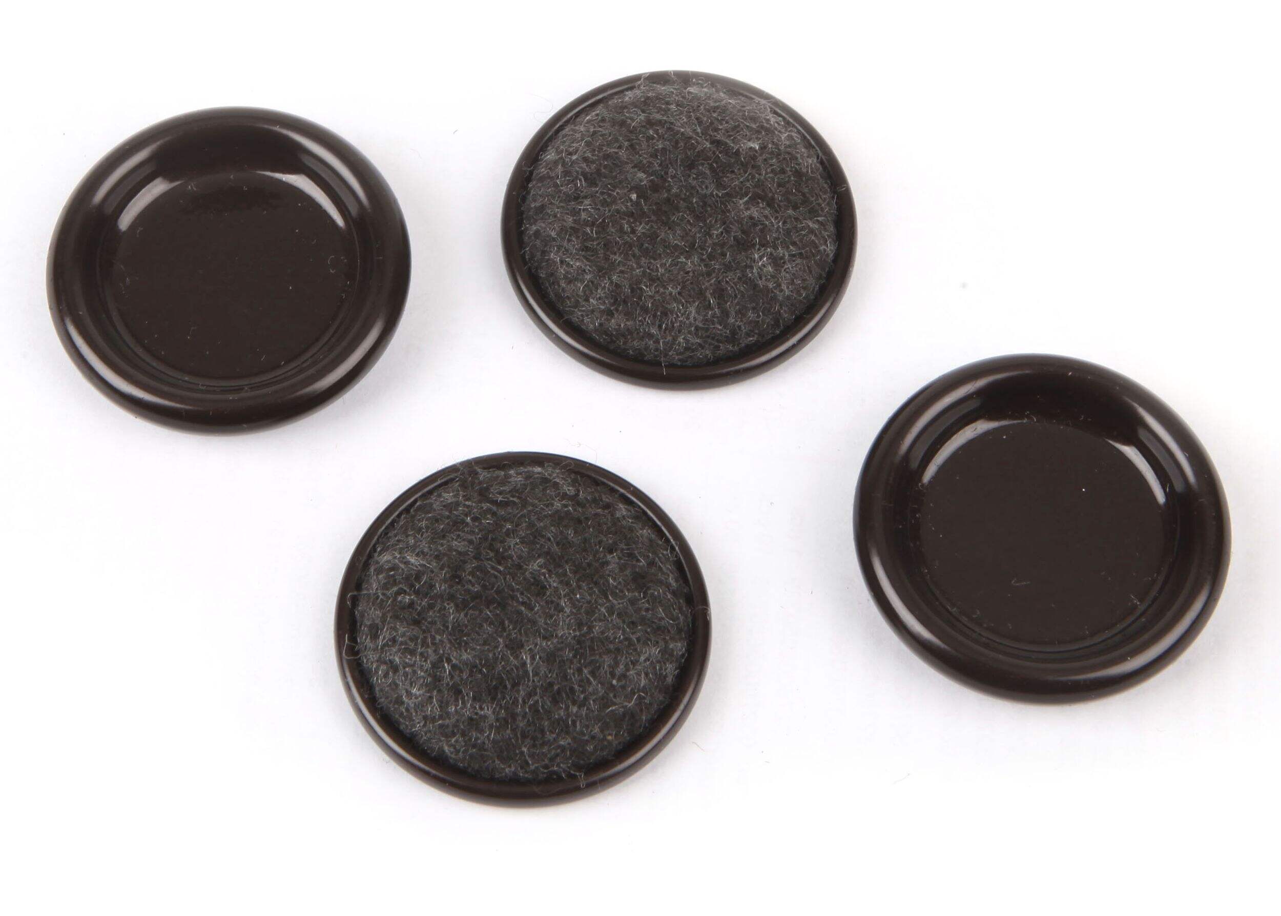 Certified Carpet Base Round Furniture Cup, 1-1/4-in Composite_or_Mixed