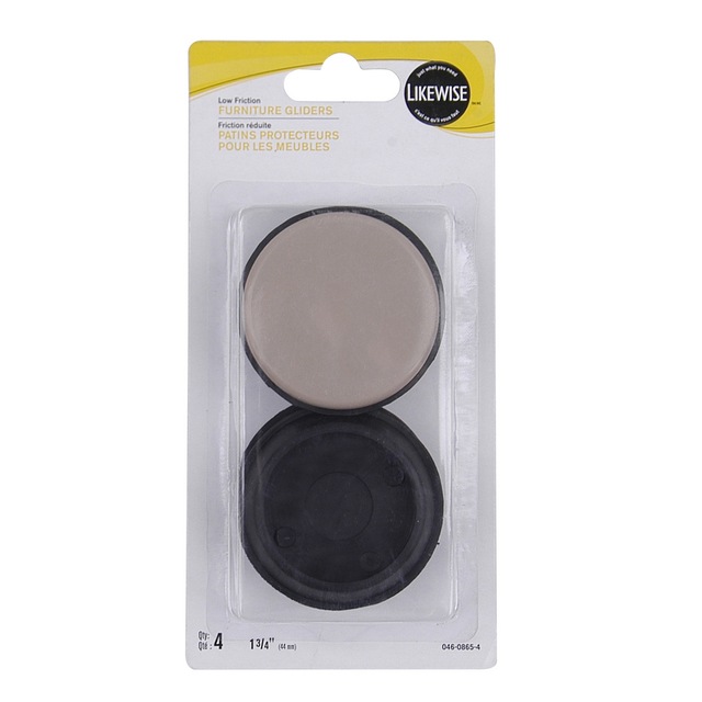 Certified Low Friction Gliding Furniture Cup, Furniture Gliders, 13/4