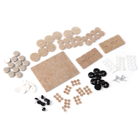 Assorted Surface Protection Kit, 146-pc Composite_or_Mixed