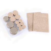 Assorted Felt Pads, Furniture Gliders, For Carpet and Ceramic Tiles, 48-pc Composite_or_Mixed