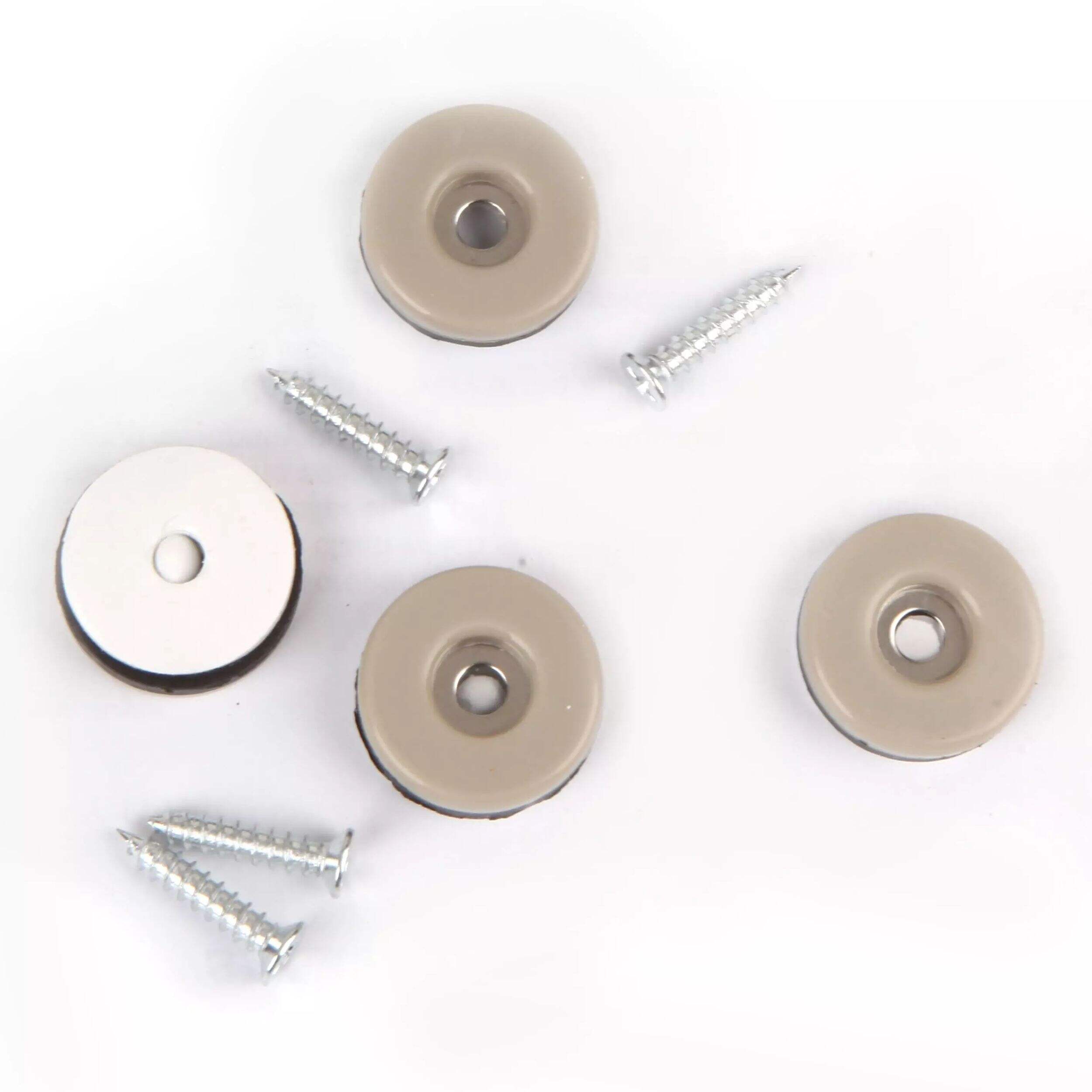 Screw-On Furniture Gliders, 7/8-in Composite_or_Mixed