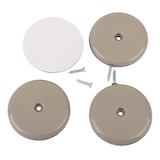 Screw-On Furniture Gliders, 2-3/4-in Composite_or_Mixed