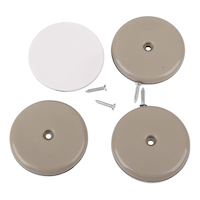 Screw-On Furniture Gliders, 2-3/4-in Composite_or_Mixed