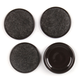 Certified Round Carpet Furniture Cups, For Furniture Legs, 2-in, Brown Composite_or_Mixed