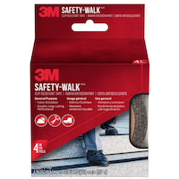 3M Slip Resist Tape, Fine Textured, Vinyl Surface, 4-in x 15-ft, Black