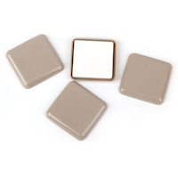 Certified Low Friction Glider Pads, For Ceramic/Carpet, 2-in, Taupe Composite_or_Mixed