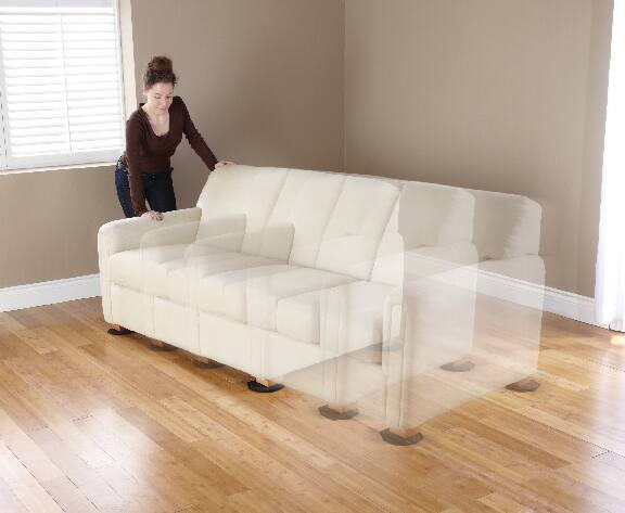 Furniture Moving Sliders Pad Protector Round Hexagon Slider Floor Wood Carpet CA 