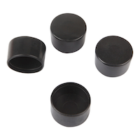 Embouts de pattes Certified en plastique, pour métal et bois, 1-1/4 po, paq. 4