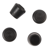 Embouts de pattes Certified antidérapants en caoutchouc, noir, paq. 4 Composite_or_Mixed