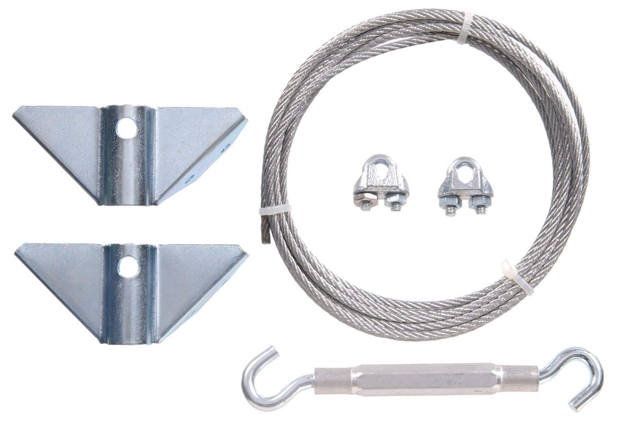 Hillman Anti-Sag Gate Kit, Mounting Hardware Included, Zinc-Plated, 7-1/2 x 7-1/2-in Composite_or_Mixed