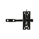 Hillman Automatic Gate Latch, For Out Swing Gates, Black, 2 x 4-in Front_Flat