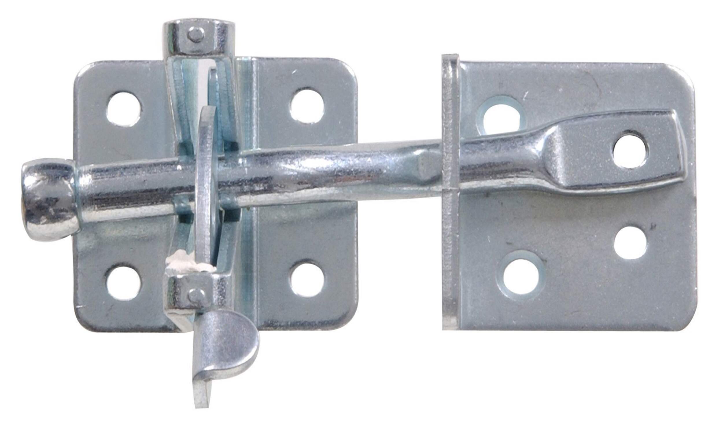 Hillman Self-Adjusting Gate Latch, For Out Swinging Gates, Zinc-Plated, 7-1/2 x 7-3/4-in Front_Flat