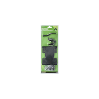 Hillman Decorative Gate Hardware Kit, T-Hinge and Gate Latch Included, Black, 5-in Front_Flat