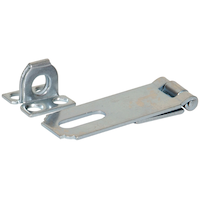 Fixed Staple Safety Hasp, Galvanized
