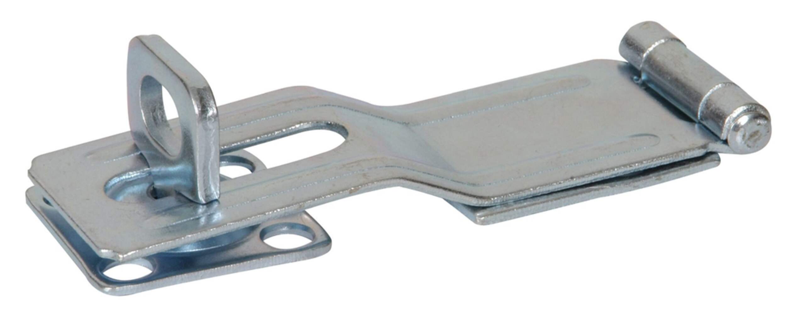 Hillman Swivel Staple Safety Hasps, Fixed Position, ZincPlated, 11/2