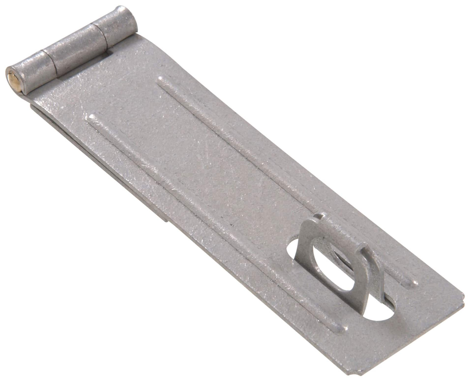 Hillman Fixed Staple Safety Hasp Galvanized 6 in