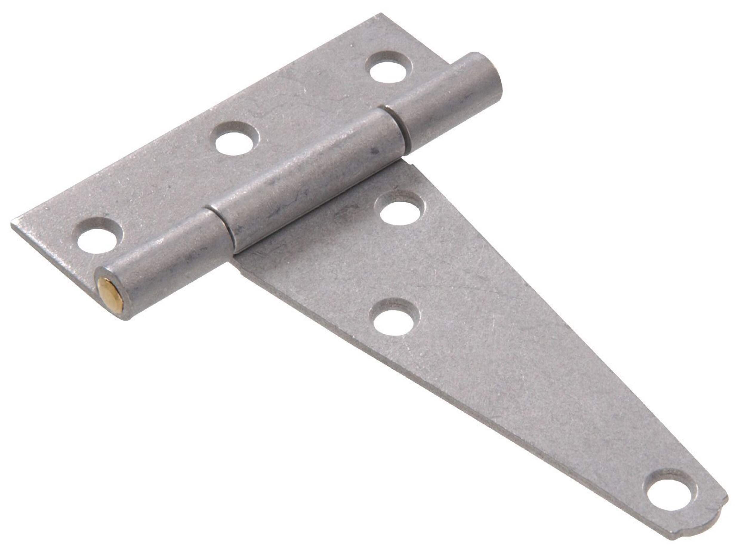 Hillman 851690 Heavy Duty T-Hinge, Galvanized, 6-in Front_Angled_Left
