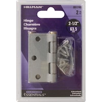 Hillman Galvanized Hinge, For General Purpose, Removable Pins, 2-1/2-in