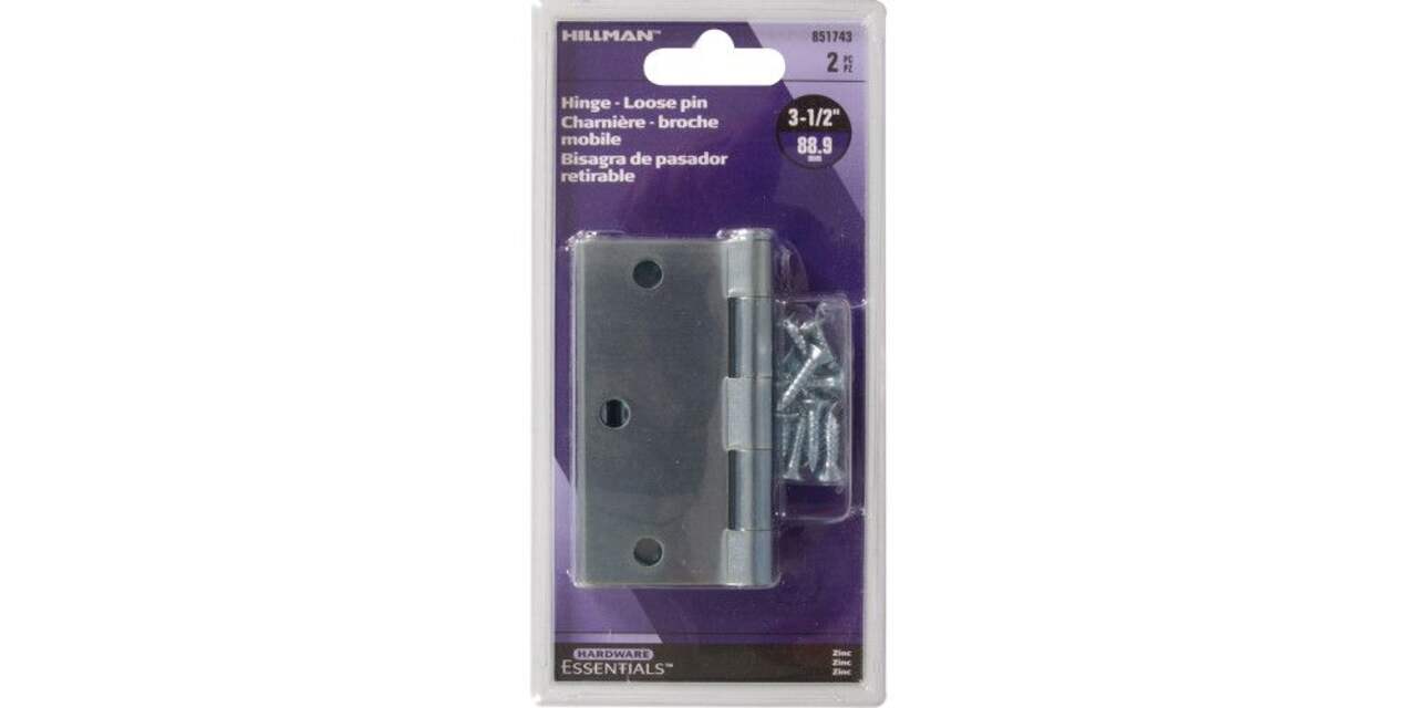 Hillman Heavy Duty Strap Hinge, For Outdoor Gates, Zinc-Plated, 6-in