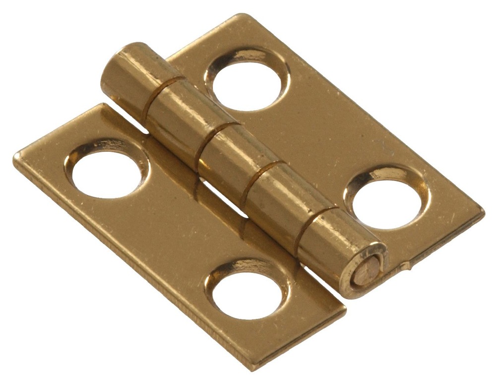 Narrow Cupboard Hinge, Solid Brass Canadian Tire