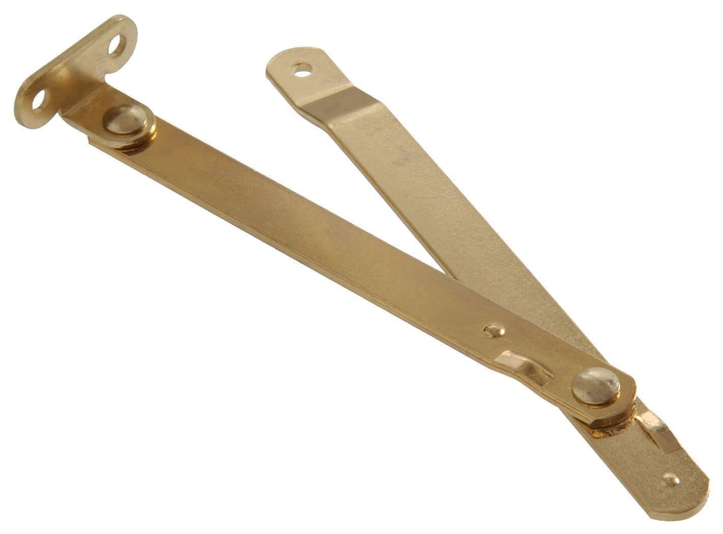 Brass Plated Box Lid or Small Door Latch Hook ( 1 1/16 Long)