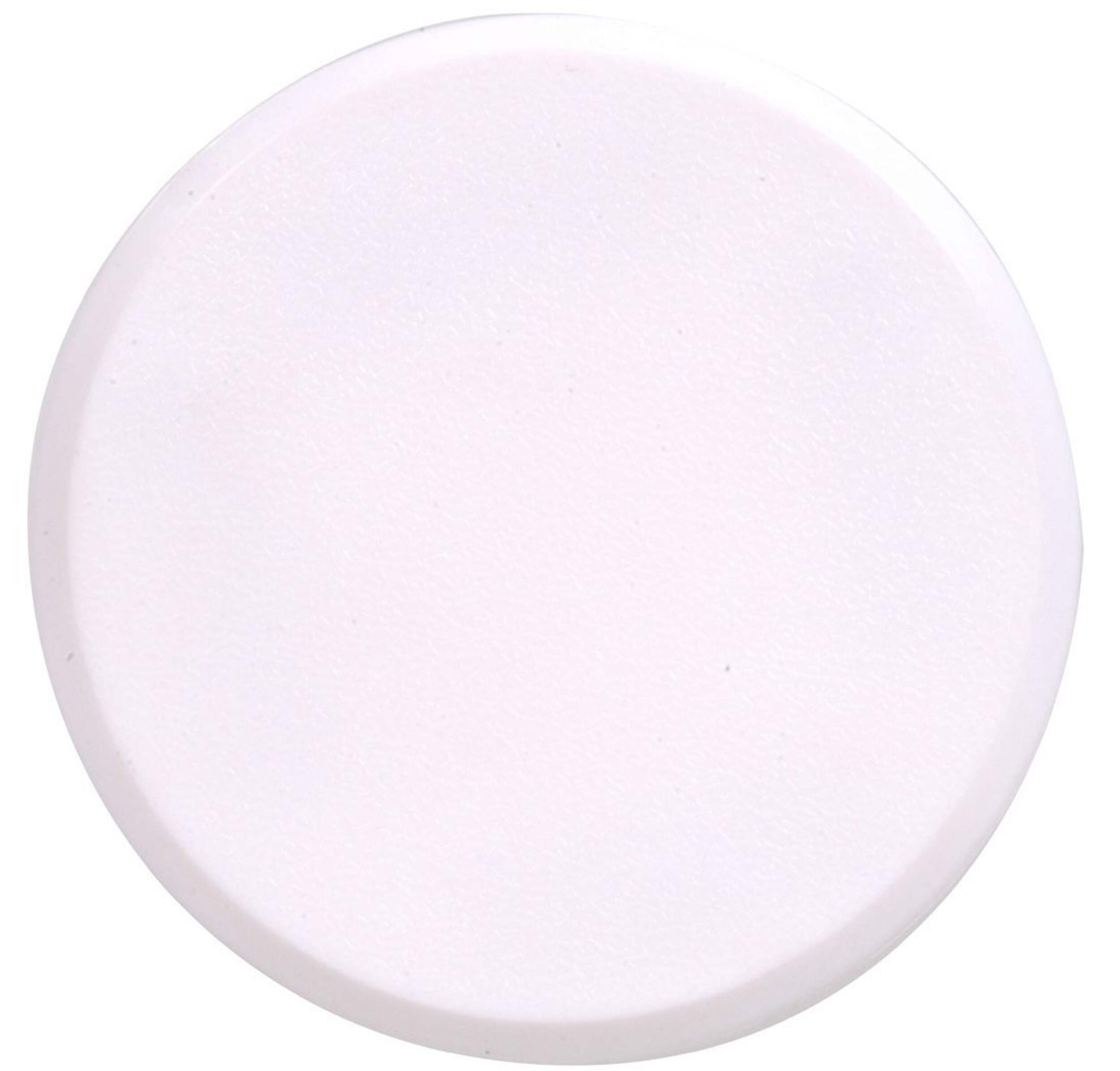 Hillman 851335 Door Knob Self Adhesive WAll Guard, White, 3-in Front_Flat