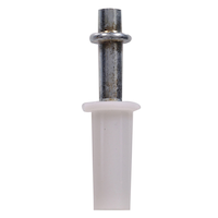 Pivot du haut pour porte à 2 battants Hillman, usage intérieur, quincaillerie de fixation incluse Front_Flat