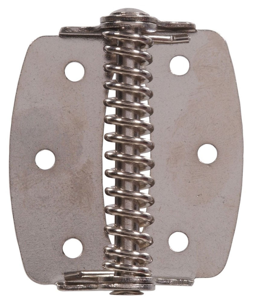 Hillman Spring Hinge, Surface Mount, Mounting Hardware Included, Nickel
