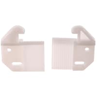 Hillman Adjustable Plastic Drawer Glide, For Smooth Operation, Mounting Hardware Included, White