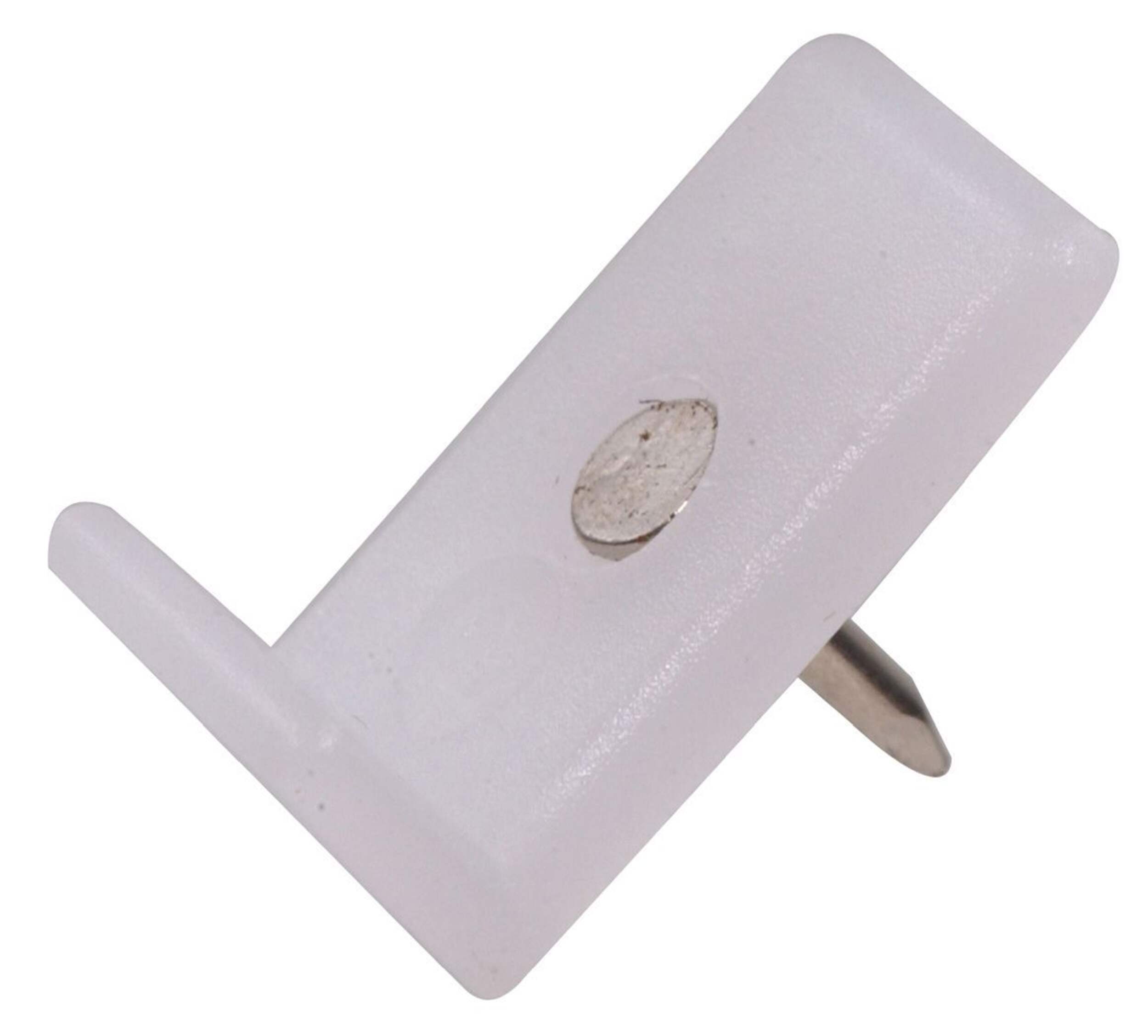 Hillman Tack Plastic Drawer Glide, Interior Use, Mounting Hardware Included, White Overhead_Plunge