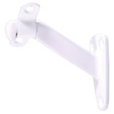 Handrail Bracket, White Front_Angled_Left
