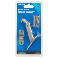 Hillman Hand Rail Decorative Adjustable Bracket and Strap, For Wooden Handrails, Assorted Finishes Front_Flat
