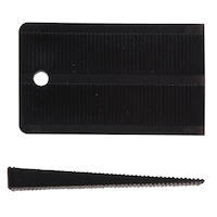 Hillman Wobble Shims, For Stabilizing, Firm Grip, Black Composite_or_Mixed