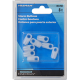 Hillman Plastic Button Secure Screens, Mounting Hardware Included, White Front_Flat