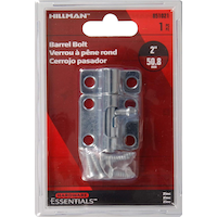 Barrel Bolt, Zinc-Plated