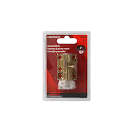 Barrel Bolt, Brass-Plated Front_Flat