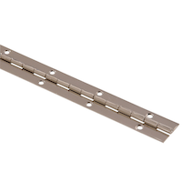 Hillman Continuous Hinge, Nickel-Plated Overhead_Plunge